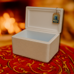 Foam Cooler for Frozen Fish