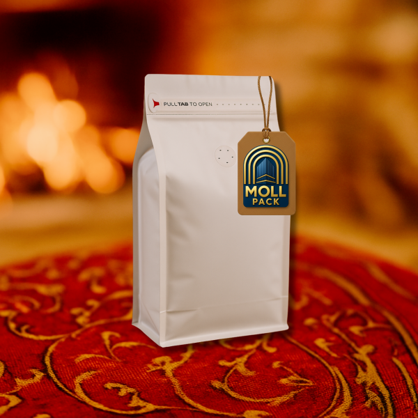 كيس قهوة فاخر بفتحة تهوية